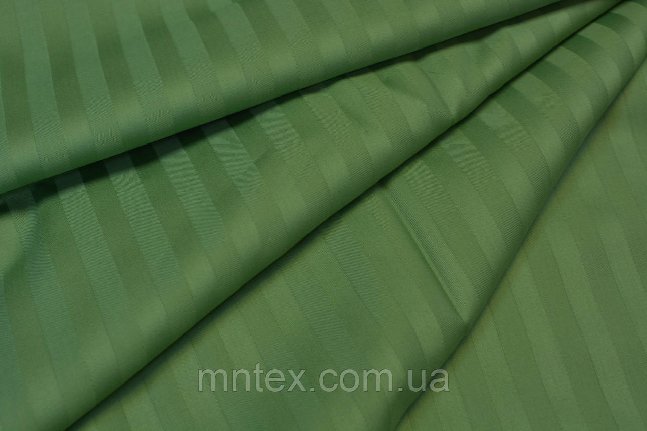 Сатин страйп Хвоя