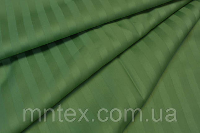 Сатин страйп Хвоя, фото 1