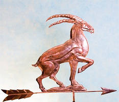 Флюгер мідний Тур 80 х 65 х 4.5 см FL39 Майстерня