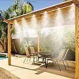 Туманоутворювач розпилювач для альтанок і саду Patio Mistcooling, система розпилювача з 10-метром, фото 5