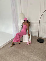 Стильне чорне плаття максі на бретелях розміри норма, фото 3