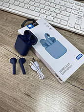 Bluetooth навушники WUW R166 сенсорні dark blue, фото 4