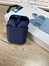 Bluetooth навушники WUW R166 сенсорні dark blue, фото 3