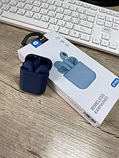 Bluetooth навушники WUW R166 сенсорні dark blue, фото 5