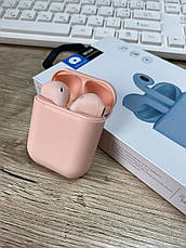 Bluetooth навушники WUW R166 сенсорні pink, фото 3