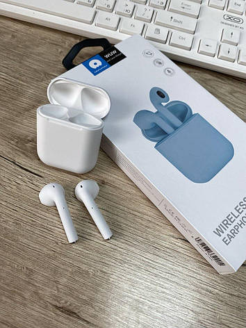 Bluetooth навушники WUW R166 сенсорні white, фото 1