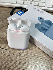 Bluetooth навушники WUW R166 сенсорні white, фото 6