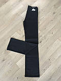 Джинси жіночі великий розмір чорні висока посадка прямі, фото 2