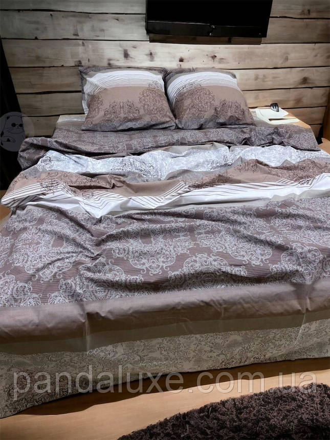 Постільна білизна бавовна бязь голд gold lux комплект, фото 3