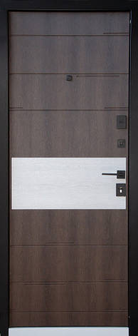 Вхідні двері Magda 645 ТИП 2.3 квартира Дрімвуд темний+коричневий/Друмвуд темний+світлий, фото 2