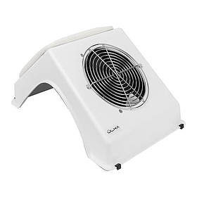 Настільна витяжка Ulka Soft 40 Вт. з подушкою (підлокітником) Premium, з регулятором Білий з білою подушкою