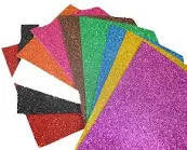 Фоаміран кольоровий з глітером 20*30см асорті EVA Флексика, 1,8-2мм (10)