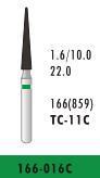 Стоматологічний бор TC-11C  із плоским кінчиком, Sharp