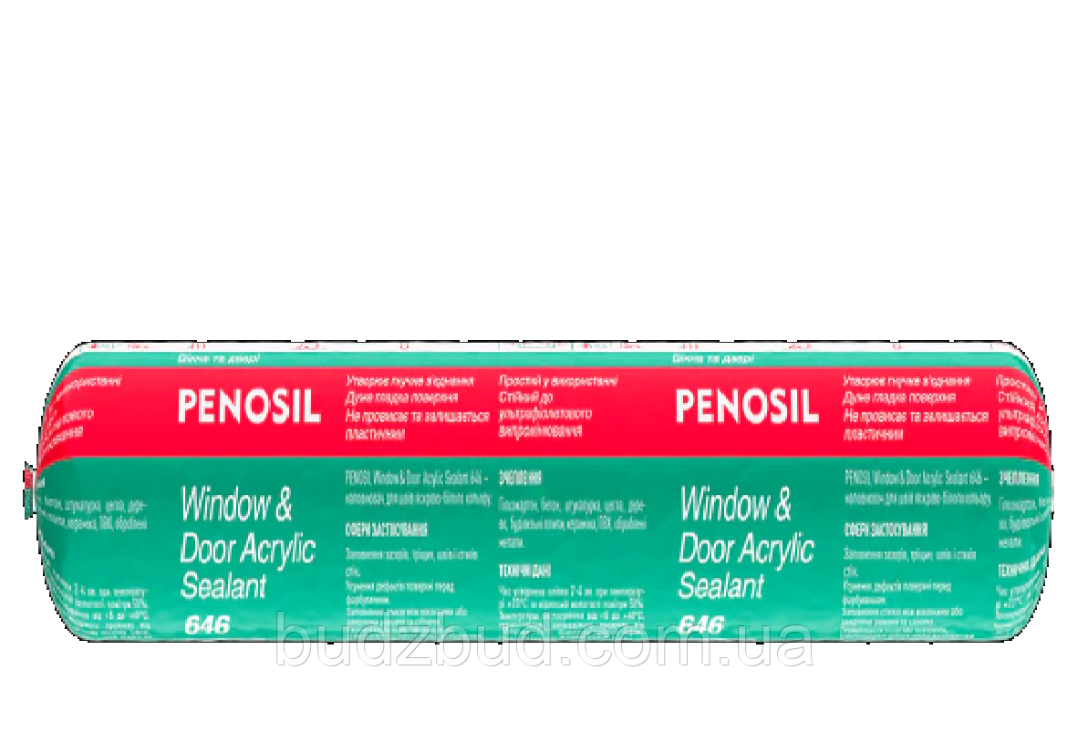 PENOSIL Window & Door Acrylic Sealant 646 пароізоляційний герметик білий, 600 мл