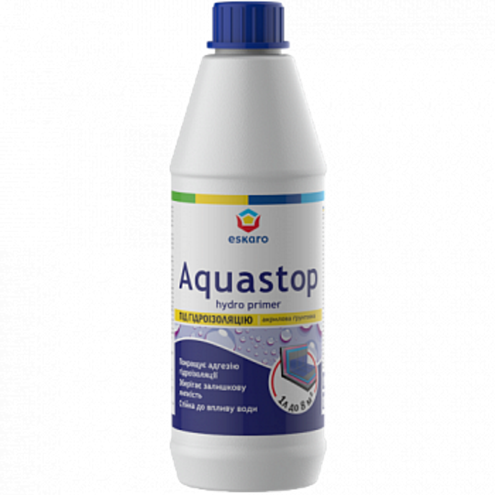 Гідроізоляційна грунтовка Eskaro Aquastop Hydro Primer, 1л