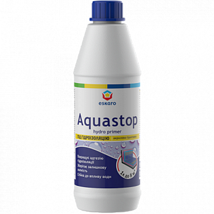 Гідроізоляційна грунтовка Eskaro Aquastop Hydro Primer, 1л, фото 1