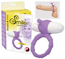 Ерекційне кільце з вібрацією Smile Loop Vibr. Ring Purple