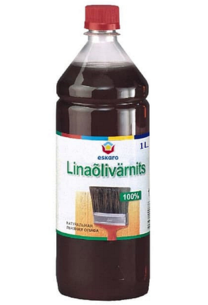 Eskaro Linaolivarnits, оліфа лляна натуральна, 1л, фото 1
