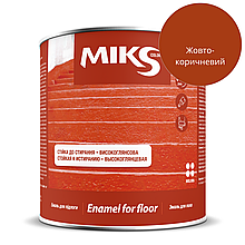 Фарба для підлоги Miks Жовто-коричневий глянець 0,9 кг