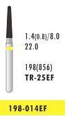 Стоматологічний бор TR-25EF  із плоским кінчиком, Sharp