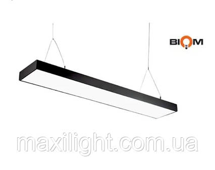 Світлодіодний LED світильник BIOM 64W лінійний 120 см IP20, 5000К(біле світло), фото 1