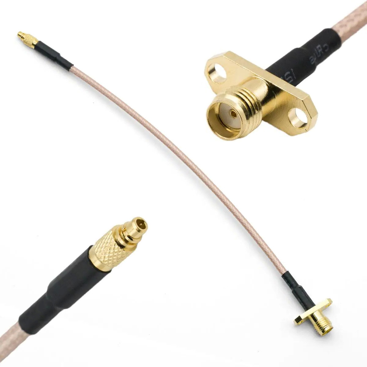 Антений кабель MMCX прямий - SMA Female (мама) 15 см розетка перехідник пігтейл, для FPV, антен, модемів