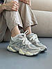 Чоловічі та жіночі кросівки New Balance 9060 Light Gray Взуття Нью Беланс 9060 Сірі шкіра текстиль демісезон, фото 8