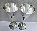 Келихи для шампанського зі срібного меляра Fink, фото 2