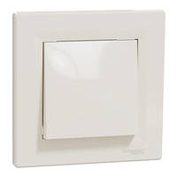 ВИМИКАЧ ОДНОКЛАВІШНИЙ САМОЗАЖ КРЕМ ASFORA