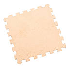 Килимок-пазл Supretto плюшевий бежевий, 30х30 см 10 шт. (84220002), фото 6