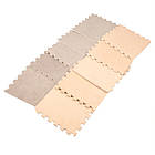 Килимок-пазл Supretto плюшевий бежевий з сірим, 30х30 см 10 шт. (84220003), фото 6