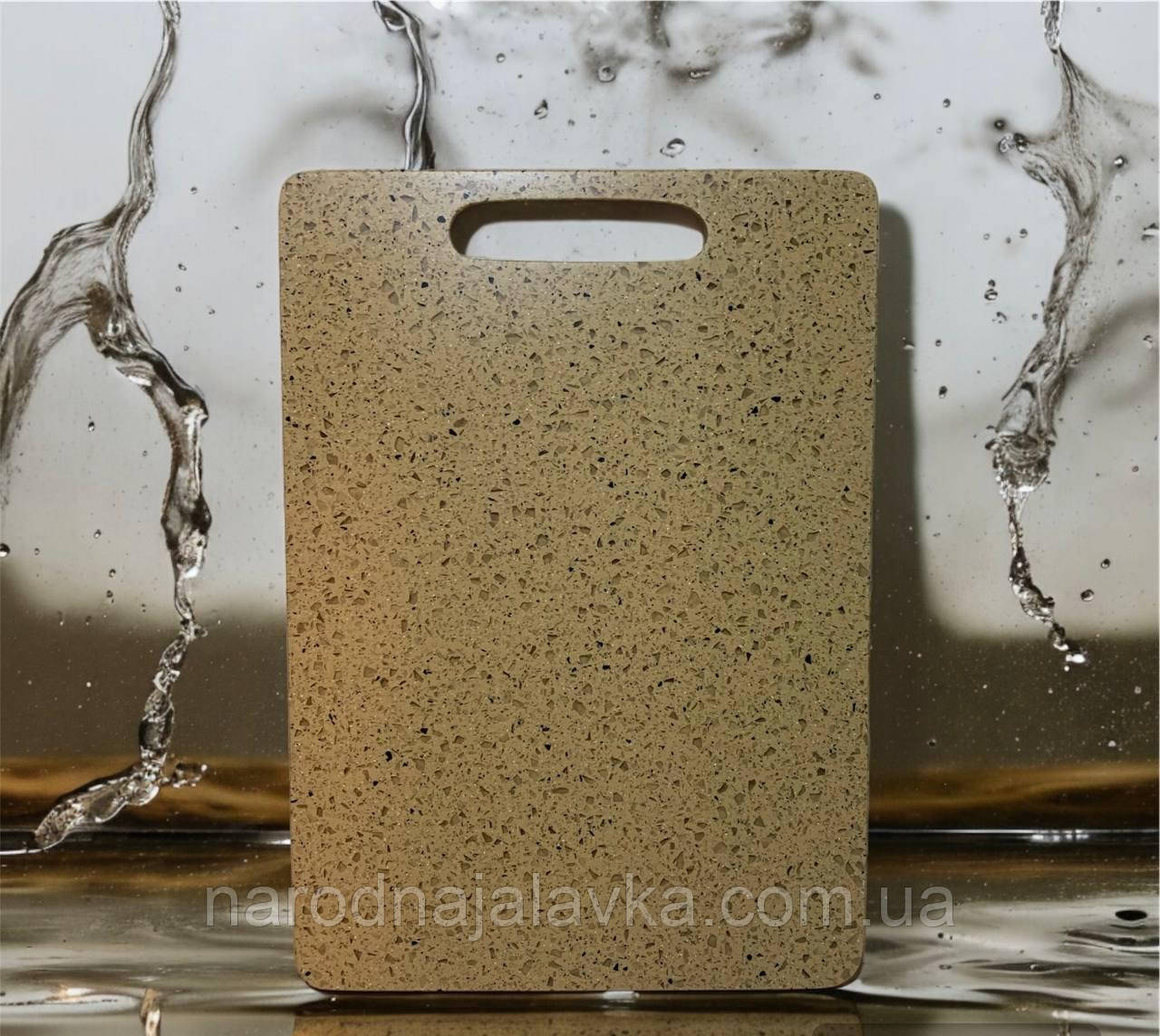 Обробна дошка з акрилового каменю. Беж