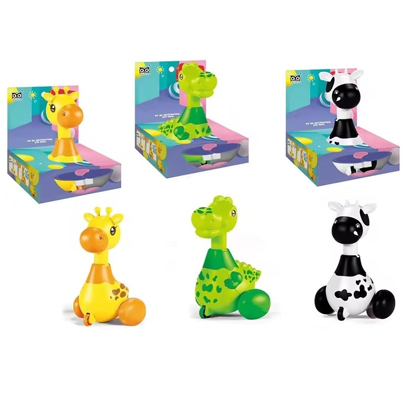 Іграшка Тварини на коліщатках, press&go, арт. 2023-1/2/3, фото 1