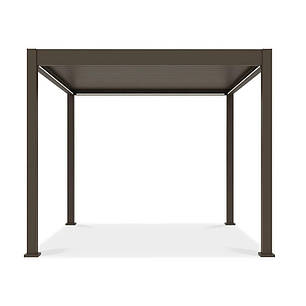 Навіс-альтанка для дачі 3х3 Gutroof Elegancе Automatic сіро-коричневий 005854, фото 1