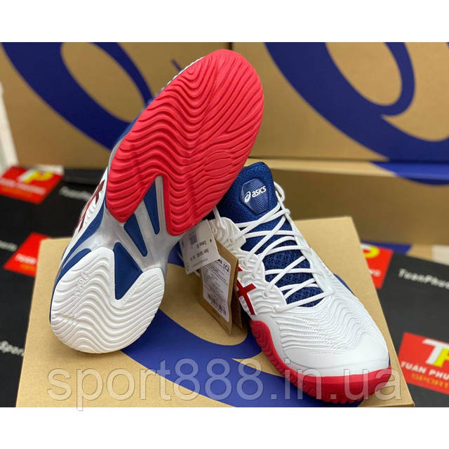 asics テニスシューズcourt ff 2 NOVAK 26cm ASICS Court FF 2 Novak 'White Tuna Blue' 1041A343-960