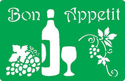 Трафарет багаторазовий самоклейний КВ_6, 10х15см