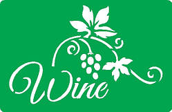 Трафарет багаторазовий самоклейний КВ_7, 10х15см