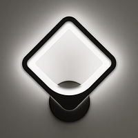 Світильник світлодіодний настінний, бра LUMINARIA TETRA 24W 2800-6500К 2040Лм S250 ON/OFF BLACK 220V IP20