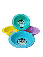 Тарілка кругла, глибока з декором Ø-16,5см