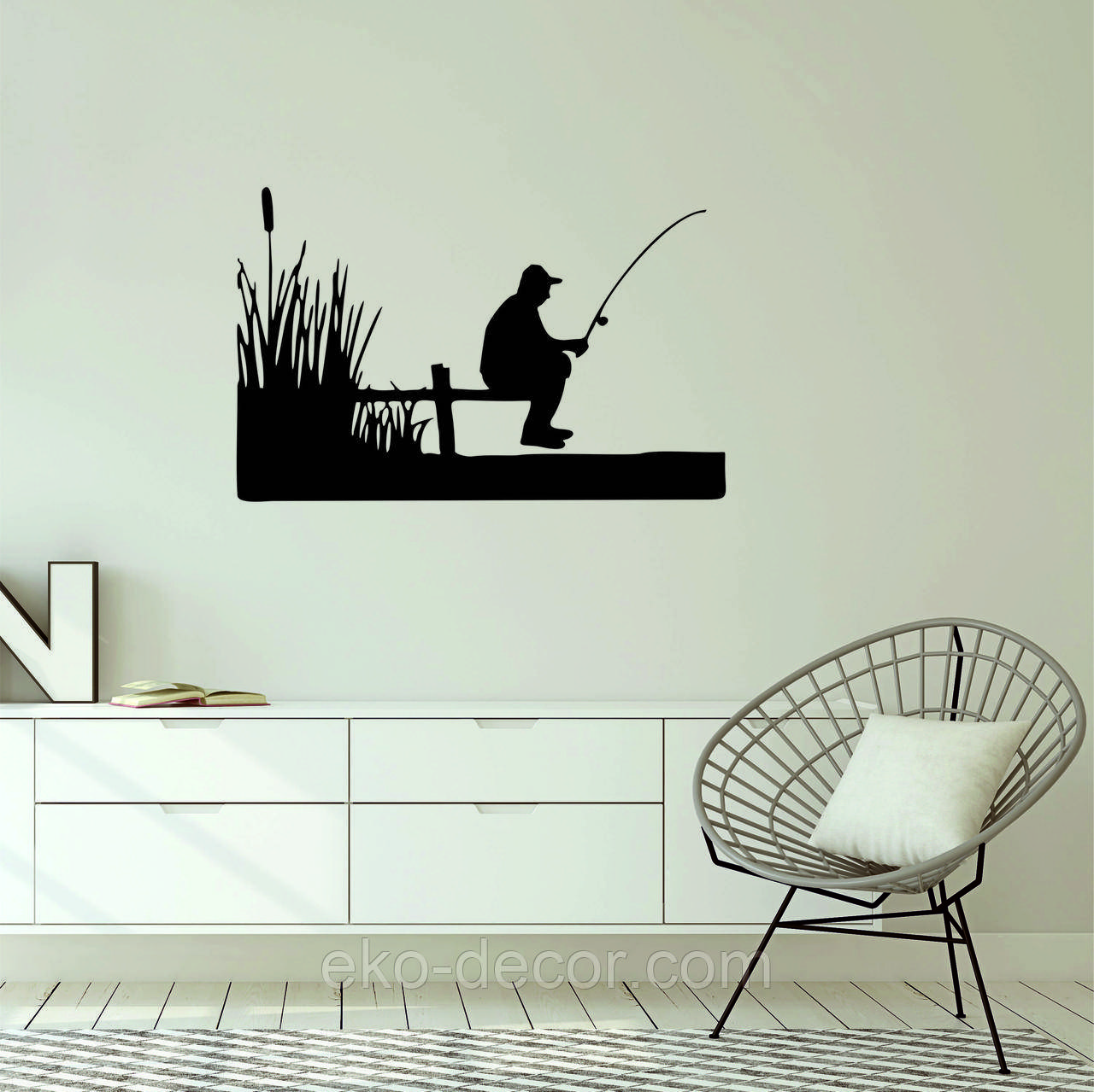 Декоративне настінне Панно «Рибак», Декор на стіну, фото 1