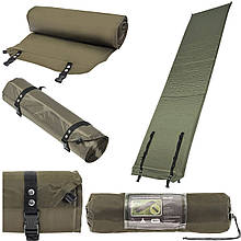 Килимок матрац каремат самонадувний MIL-TEC 185 х 50 см Olive 14420001