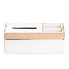 Серветниця на стіл із двома додатковими відділеннями серветниця для кафе прямокутна Lugi