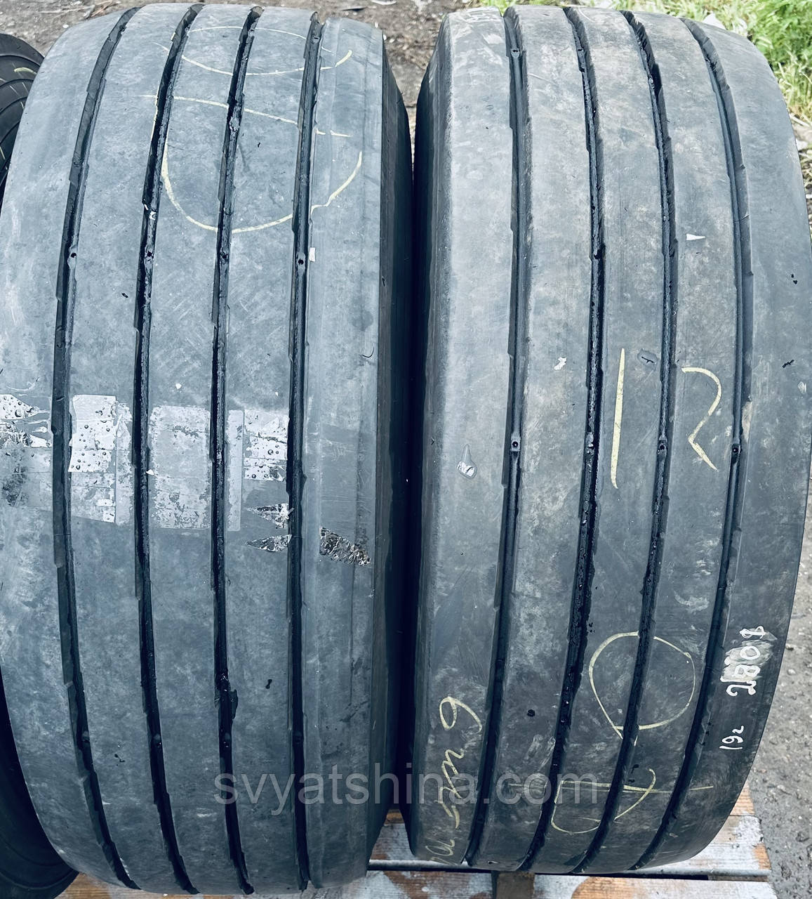 Шини вантажні б у 385-65R22.5 GOODYEAR KMAX T причіпна