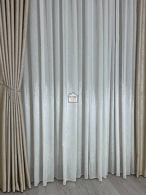 Тканина для тюля льон «з мармуровим візерунком», лт24-25