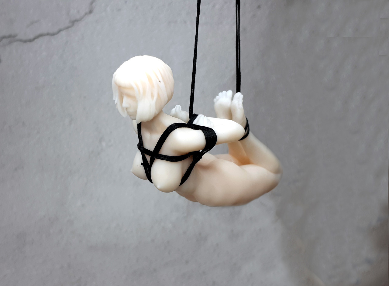 Bdsm фігурка, шібарі фігурка, статуетка шібарі, лялька шибарі