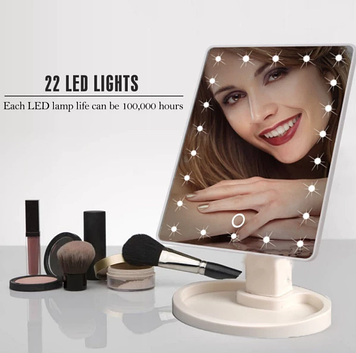 Дзеркало для макіяжу з LED підсвічуванням Magic MakeUp Mirror XR-1608W