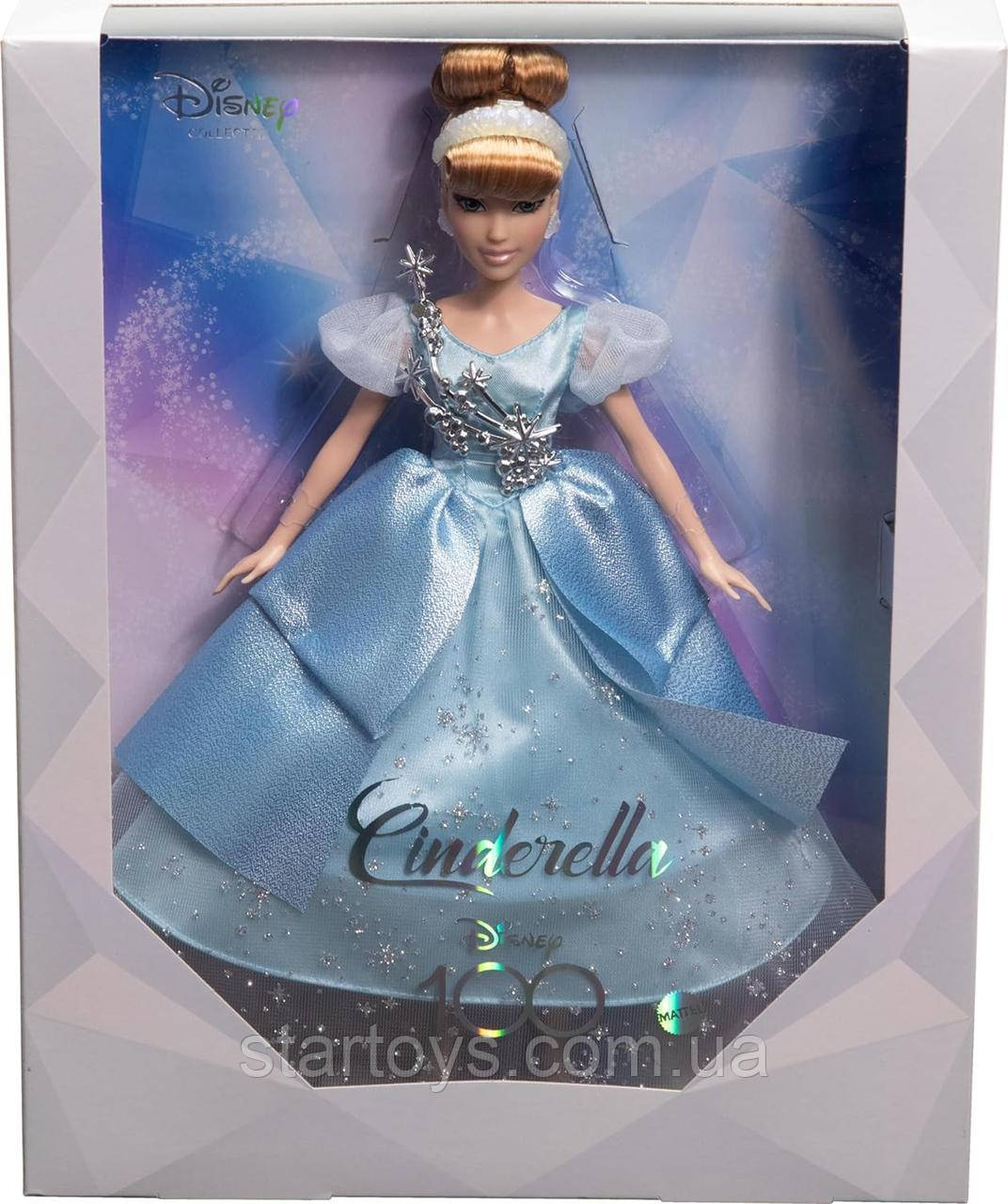Колекційна лялька Попелюшка Mattel Disney Toys на честь 100-річчя чудес Діснея HLX60