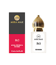 Парфумована олія для жінок Mira Max №3, 12 мл