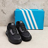 Кросівки Adidas чоловічі літні, текстильні дихаючі кросівки сітка *AL чорн сітка*, фото 4