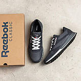 Літні кросівки Reebok сірі, чоловічі літні сітка текстильні кросівки дихаючі *С210 сір*, фото 7